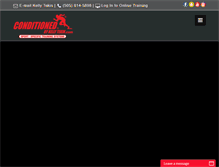 Tablet Screenshot of conditionedbykellytekin.com